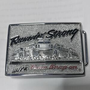 SNAP-ON TOOLS Belt Buckle Chrome over Solid Brass RUNNIN’ STRONG SSX-1176 USA